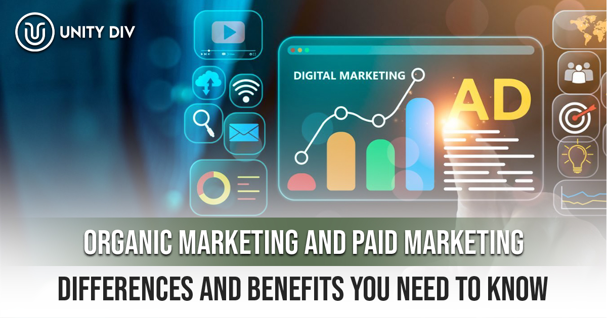 organic marketing and paid marketing